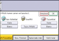Afbeelding van bedieningspaneel