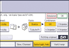 Afbeelding van bedieningspaneel