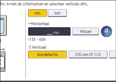 Afbeelding van bedieningspaneel