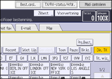 Afbeelding van bedieningspaneel