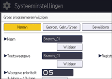 Afbeelding van bedieningspaneel
