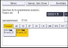 Afbeelding van bedieningspaneel