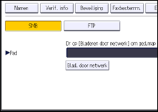 Afbeelding van bedieningspaneel