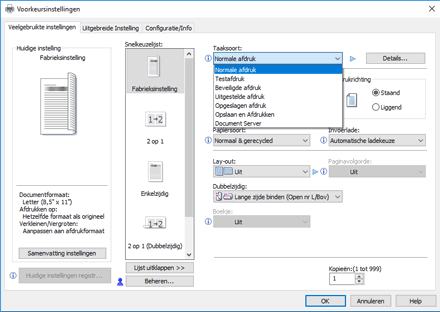 Illustratie stuurprogrammascherm