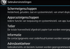 Afbeelding van bedieningspaneel