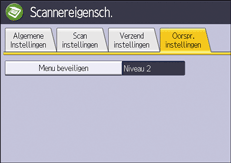 Afbeelding van bedieningspaneel