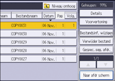 Afbeelding van bedieningspaneel