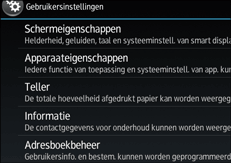 Afbeelding van bedieningspaneel