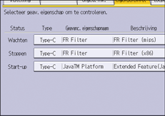 Afbeelding van bedieningspaneel