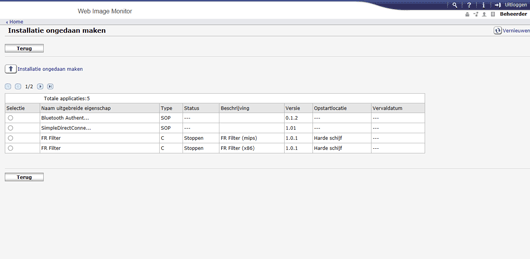 Afbeelding internetbrowserscherm
