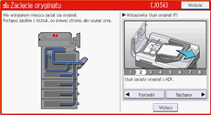 ilustracja ekranu panela operacyjnego