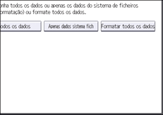 Ilustração do ecrã do painel de operação