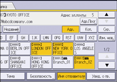 Иллюстрация экрана панели управления