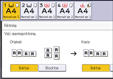 Bild på användarpanelens skärm
