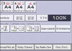 Bild på användarpanelens skärm