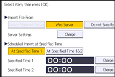 ภาพแสดงหน้าจอแผงควบคุม