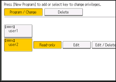 ภาพแสดงหน้าจอแผงควบคุม