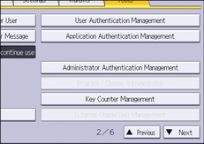 ภาพแสดงหน้าจอแผงควบคุม