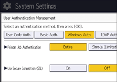 ภาพแสดงหน้าจอแผงควบคุม