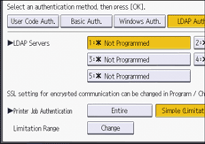 ภาพแสดงหน้าจอแผงควบคุม
