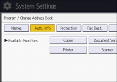 ภาพแสดงหน้าจอแผงควบคุม