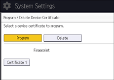 ภาพแสดงหน้าจอแผงควบคุม