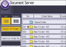 ภาพแสดงหน้าจอแผงควบคุม