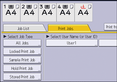 ภาพแสดงหน้าจอแผงควบคุม