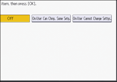 ภาพแสดงหน้าจอแผงควบคุม