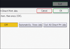 ภาพแสดงหน้าจอแผงควบคุม
