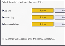 ภาพแสดงหน้าจอแผงควบคุม