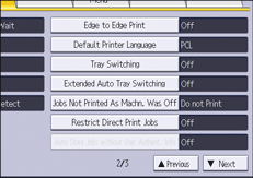 ภาพแสดงหน้าจอแผงควบคุม