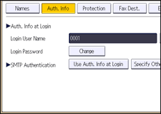 ภาพแสดงหน้าจอแผงควบคุม