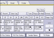 ภาพแสดงหน้าจอแผงควบคุม