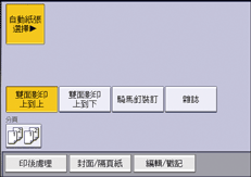 操作面板畫面說明圖