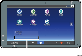 控制面板說明圖編號標註說明圖