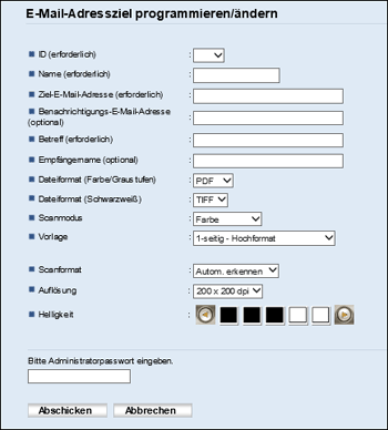 Abbildung Anwendungsbildschirm