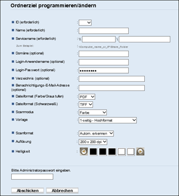 Abbildung Anwendungsbildschirm