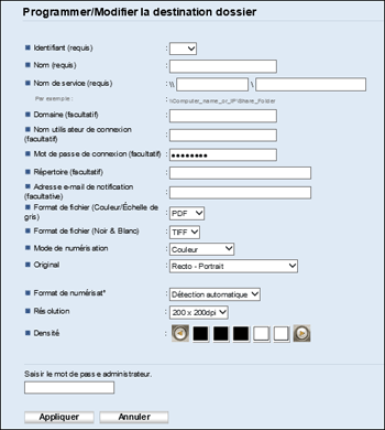 Illustration de l'écran d'applications