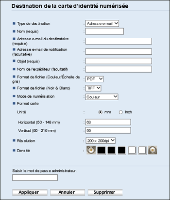 Illustration de l'écran d'applications
