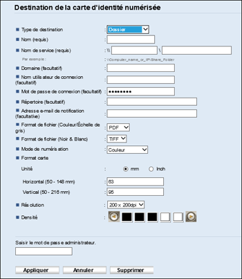 Illustration de l'écran d'applications