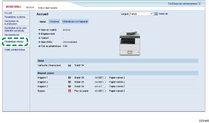 Illustration de l'écran d'applications