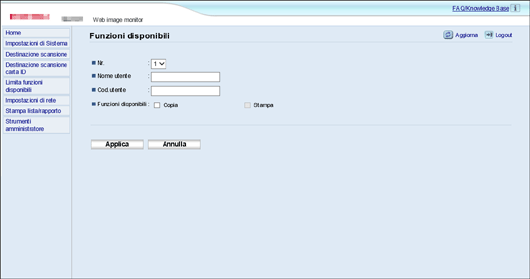 Immagine schermata applicazione