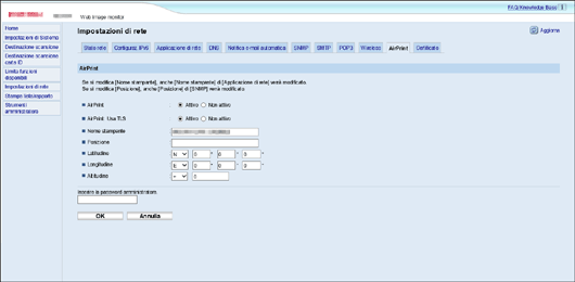 Immagine schermata applicazione