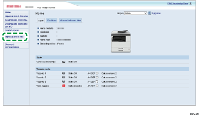 Immagine schermata applicazione