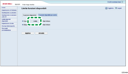 Immagine schermata applicazione