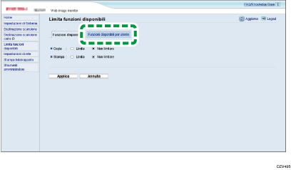 Immagine schermata applicazione