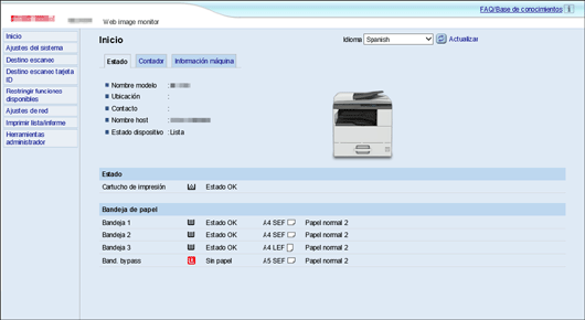 Ilustración de pantalla de aplicación