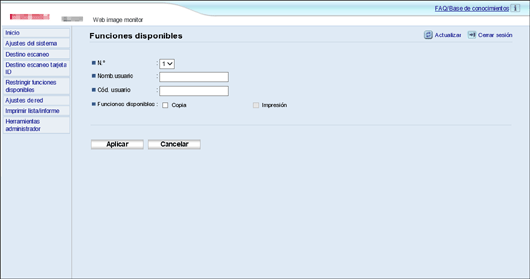 Ilustración de pantalla de aplicación