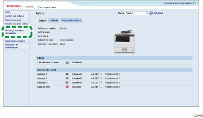 Ilustración de pantalla de aplicación
